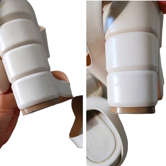 Salvatore Ferragamo Leather Strap Block Heels Shoes - Picture 6 of 16